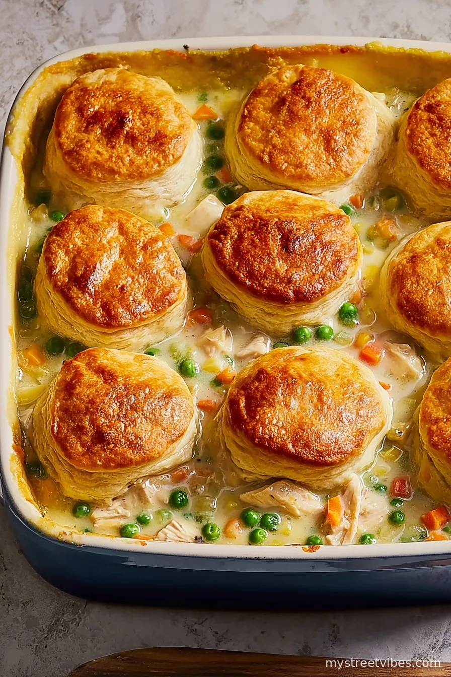Chicken Pot Pie Casserole