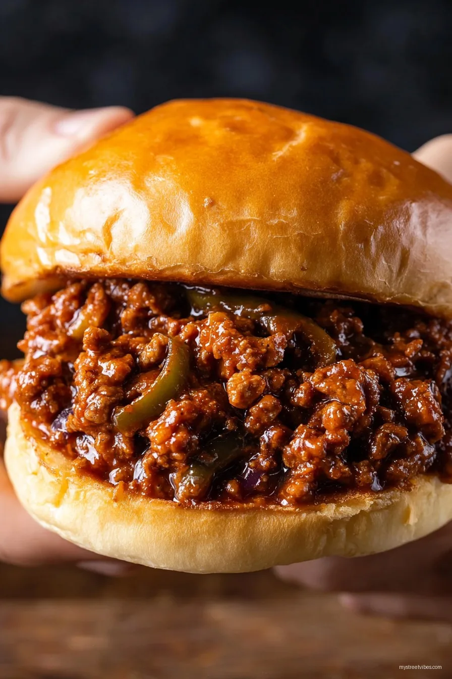 Easy Homemade Sloppy Joe