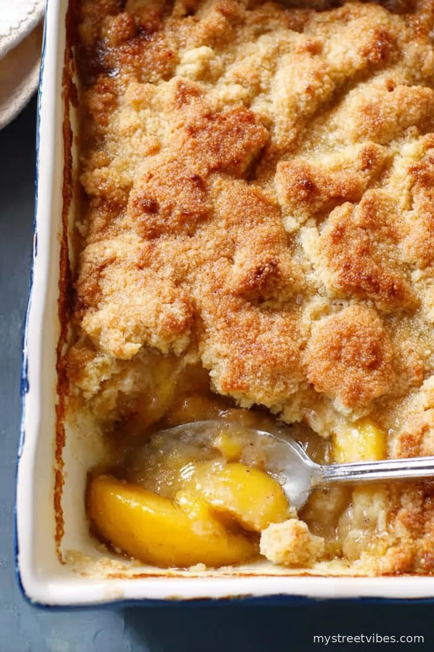 Easy Peach Cobbler