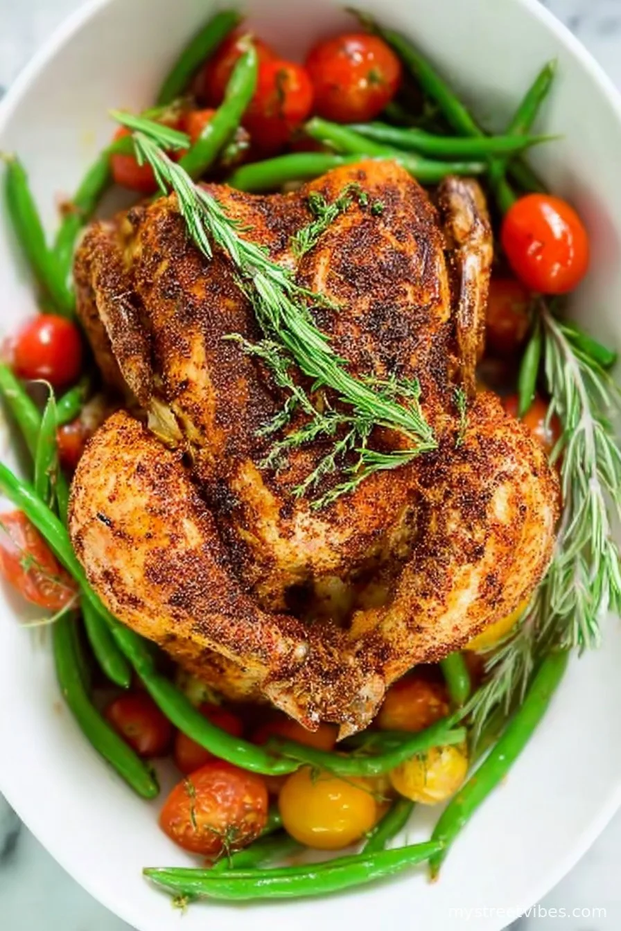 Easy Roast Chicken With Dry Rub