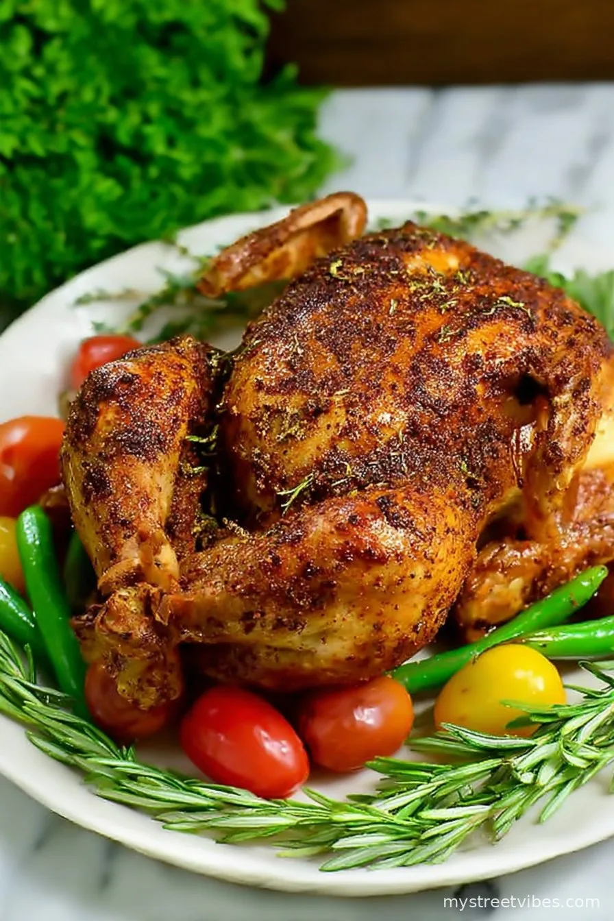 Easy Roast Chicken With Dry Rub