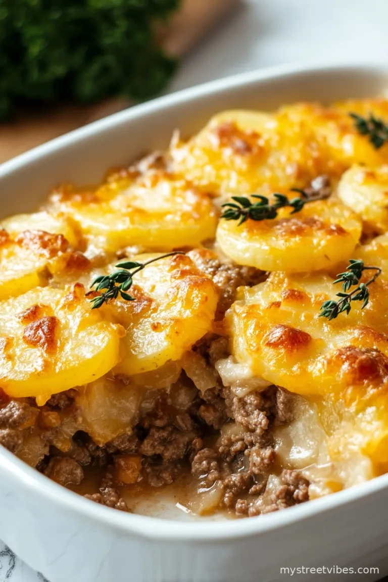 Hamburger & Potato Casserole