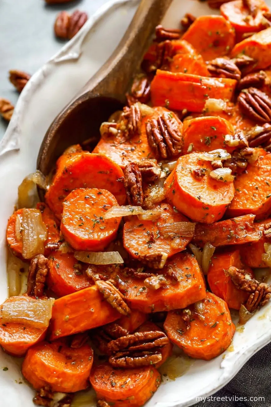 Maple-Pecan Roasted Sweet Potatoes