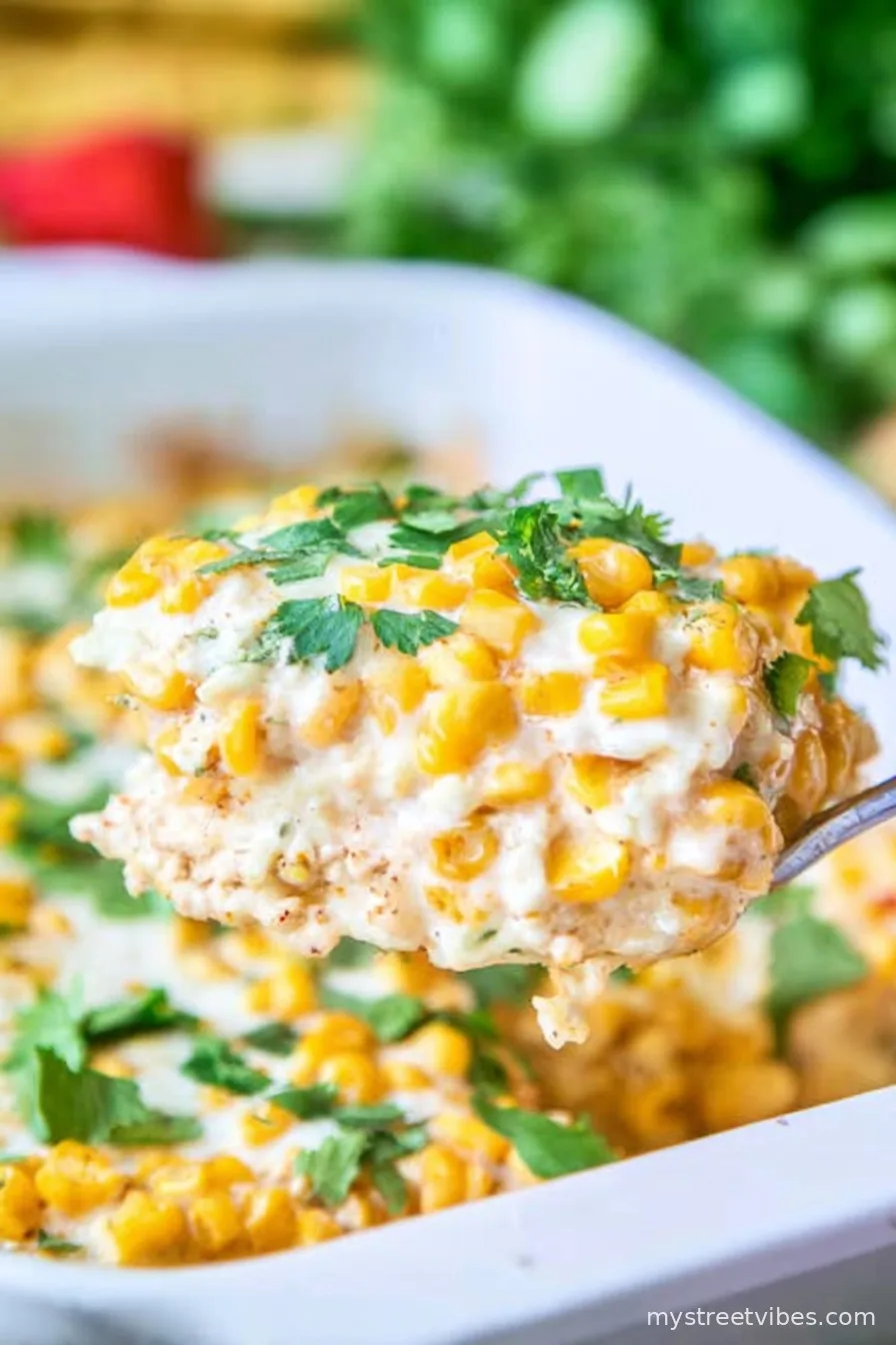 Mexican Street Corn Casserole