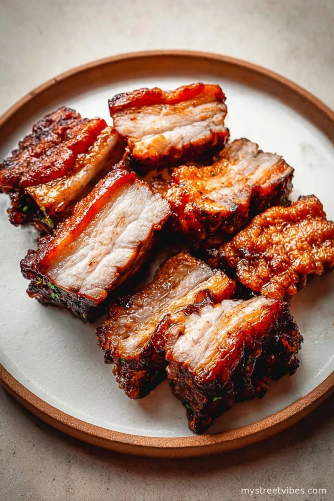 Oven Roasted Crispy Pork Belly