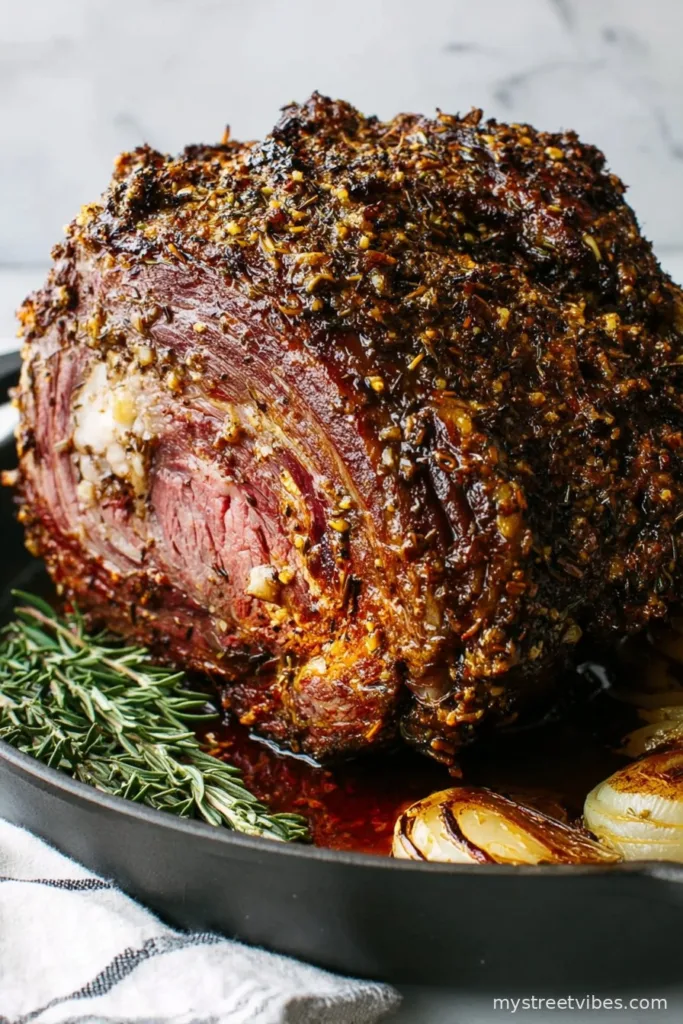Prime Rib (Garlic Herb Crust)