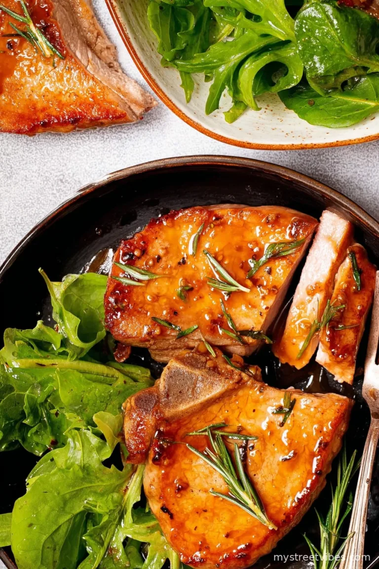 4-Ingredient Oven Baked Pork Chops
