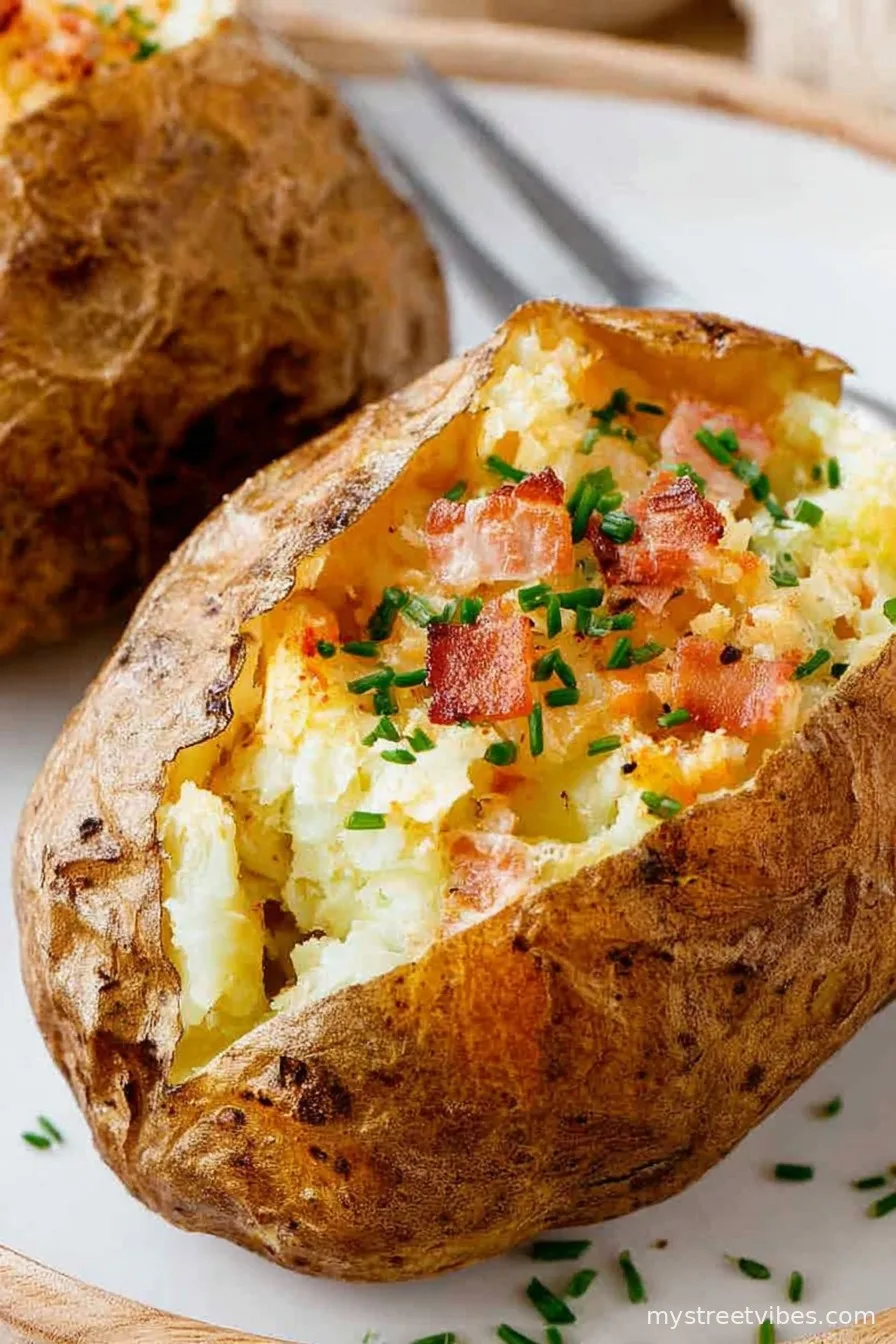 Air Fryer Baked Potatoes
