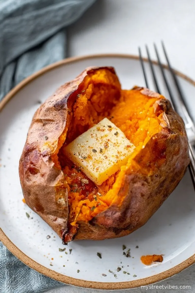 Air Fryer Baked Sweet Potato
