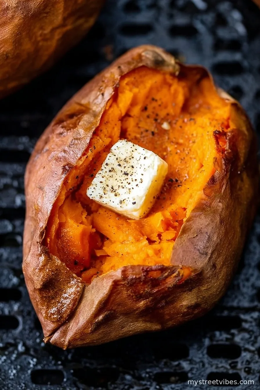 Air Fryer Baked Sweet Potato