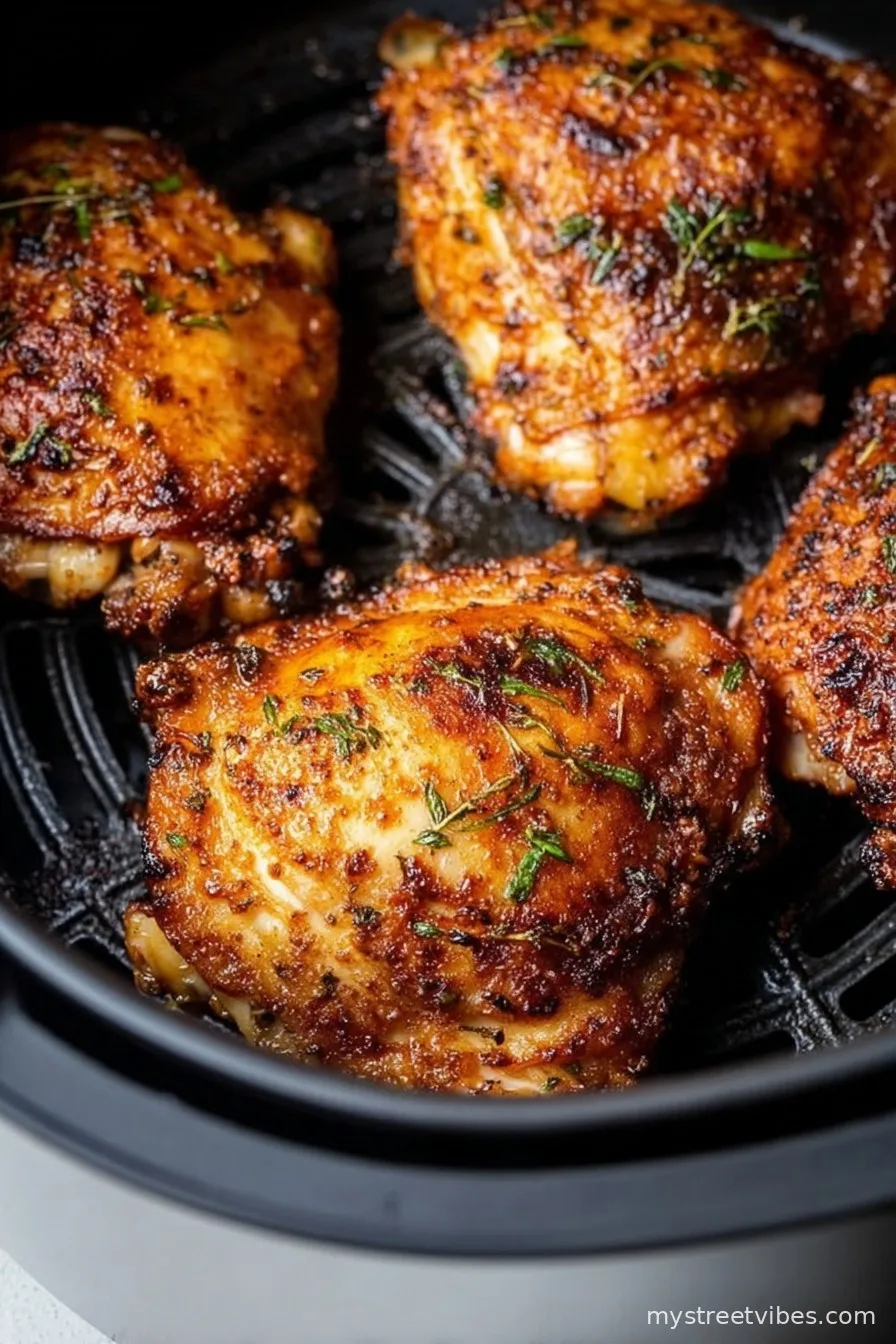 Air Fryer Chicken Thighs