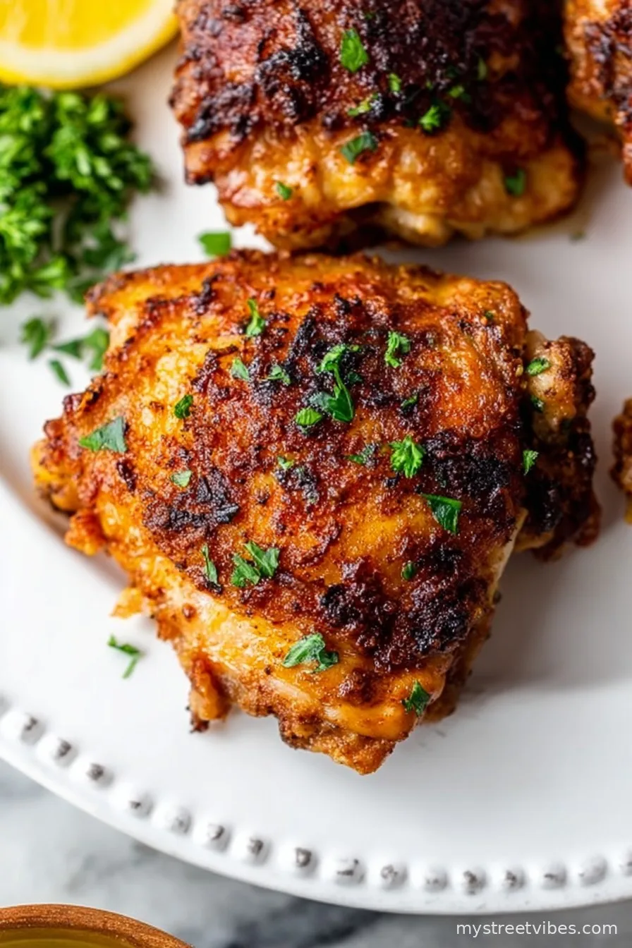 Air Fryer Chicken Thighs