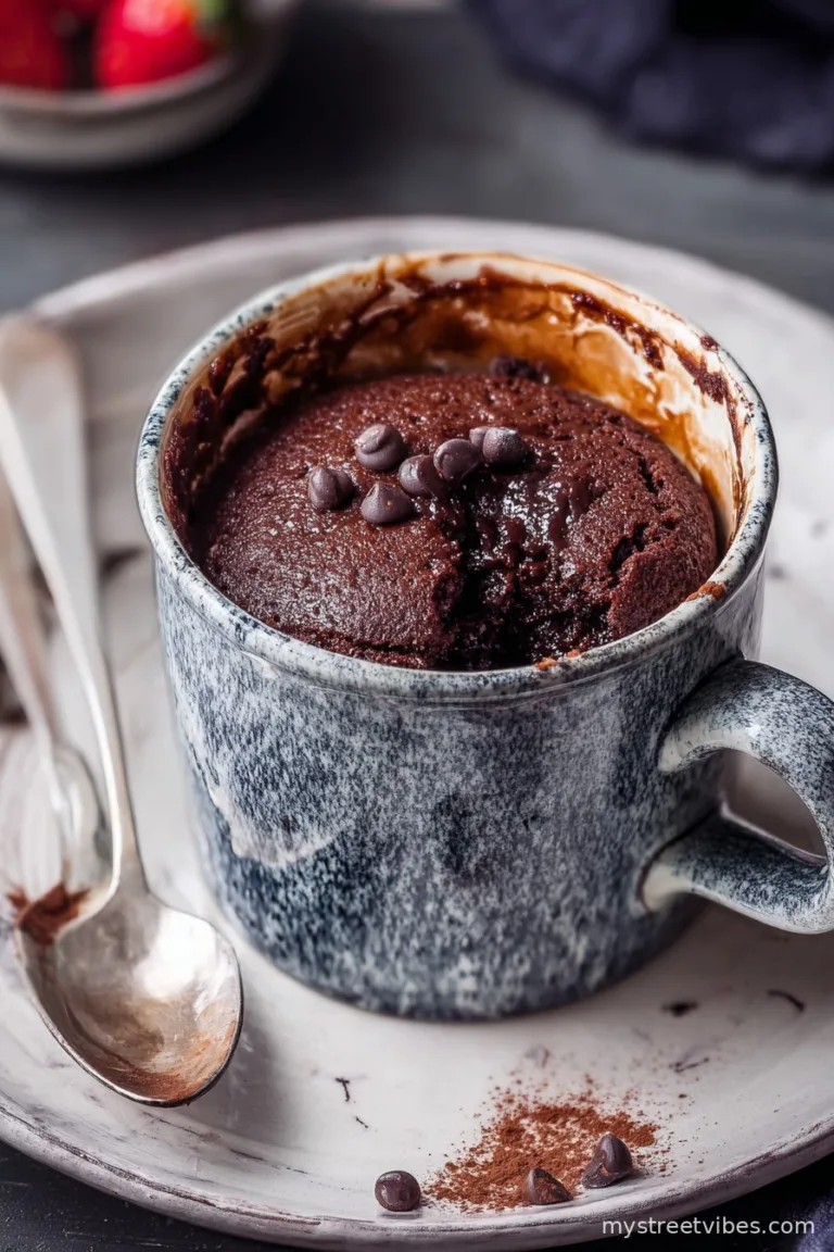 Air fryer Chocolate Mug Cake