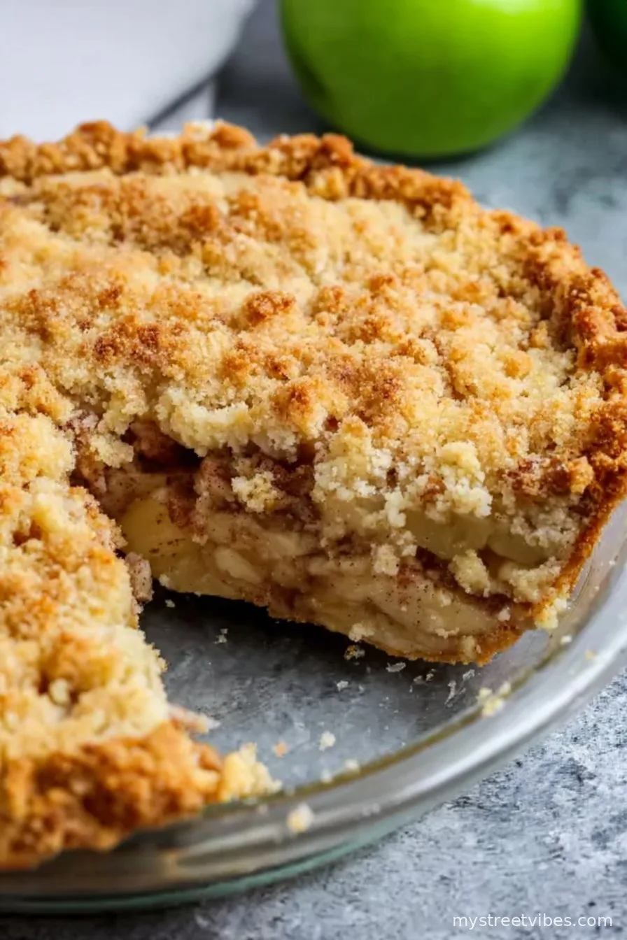 Apple Pie with Crumb Topping Recipe