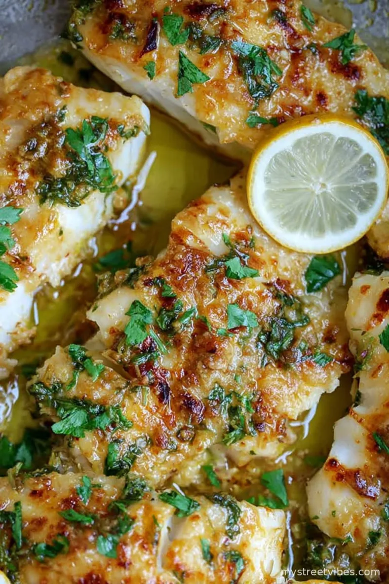 Baked Cod Recipe with Lemon and Garlic