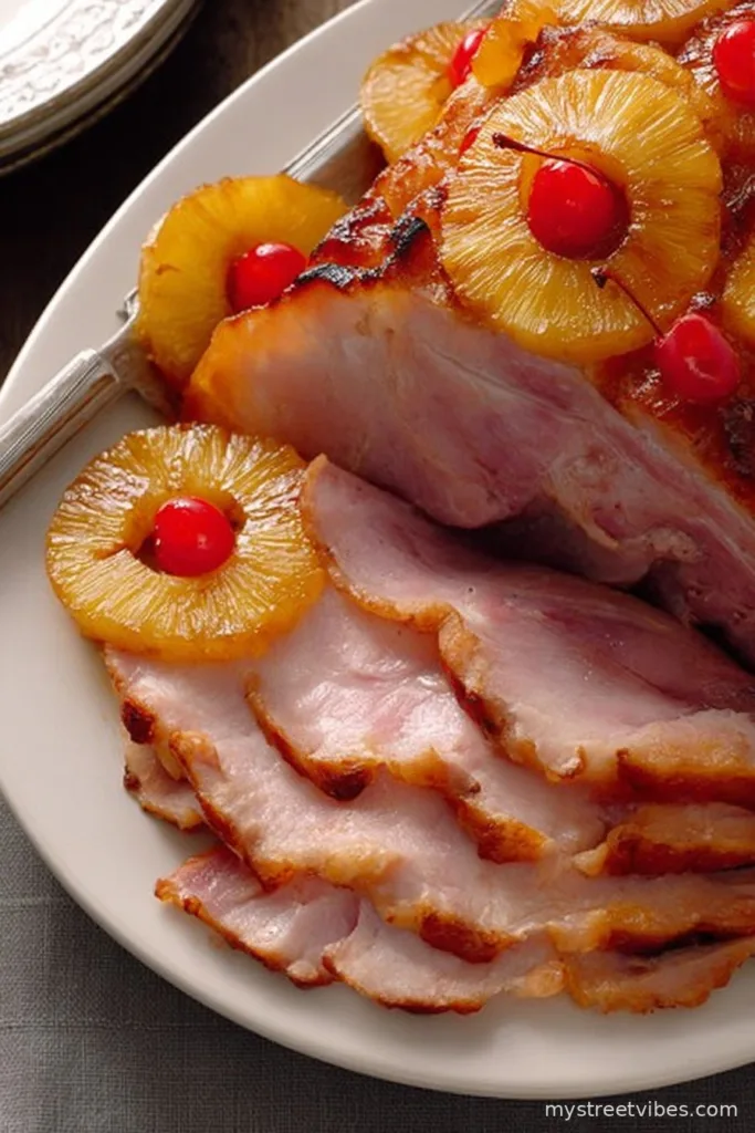 Baked Ham with Pineapple