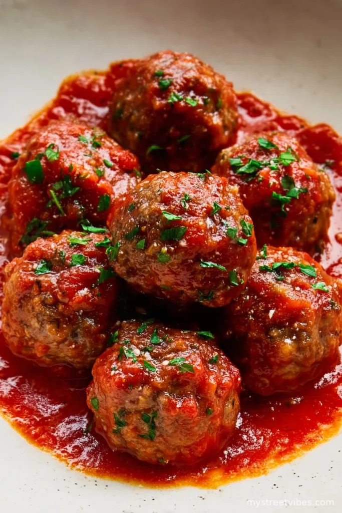 Baked Meatballs