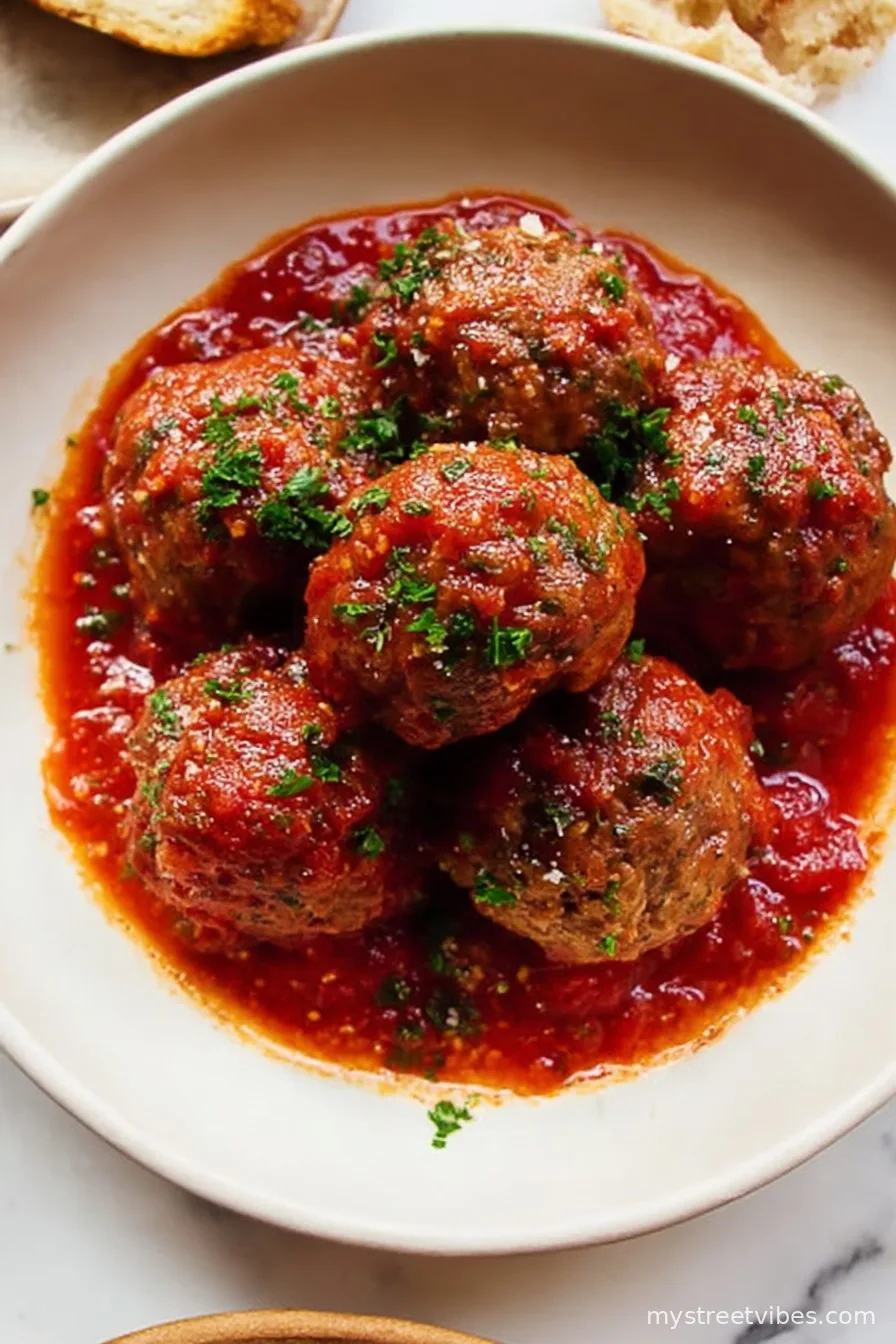 Baked Meatballs