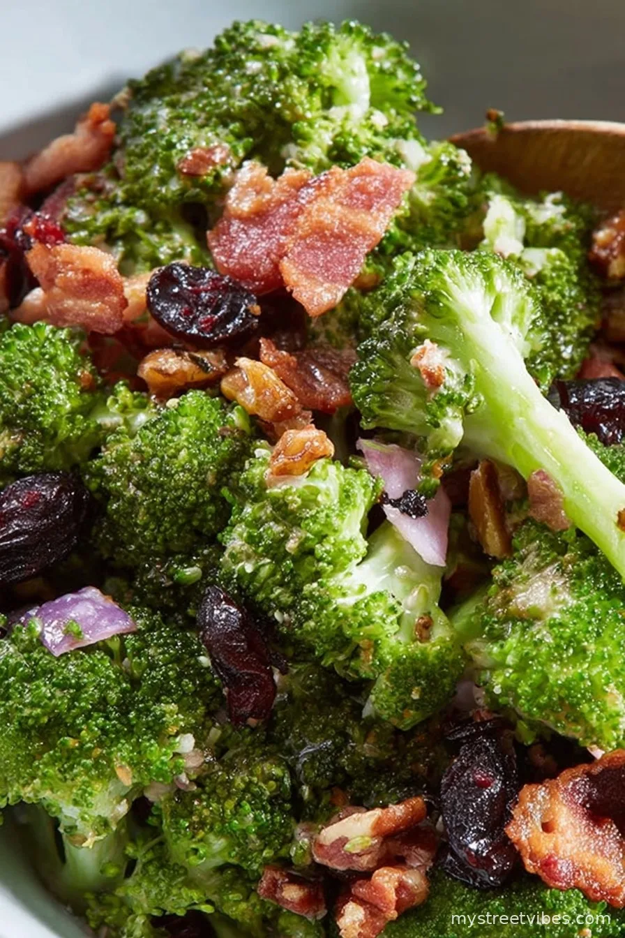 Broccoli Salad with Bacon