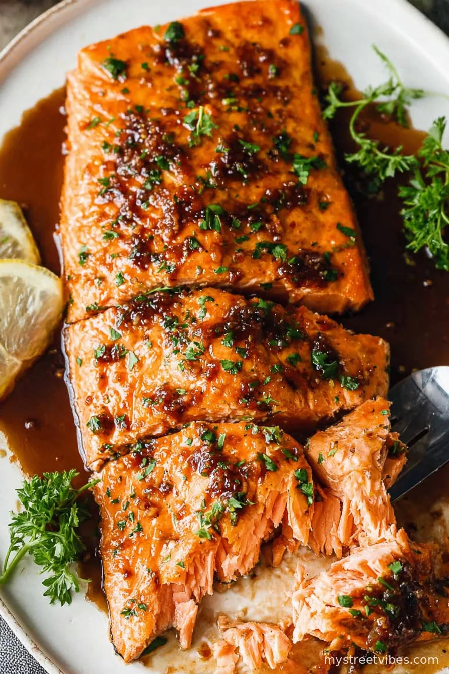 Brown Sugar Soy Sauce Salmon