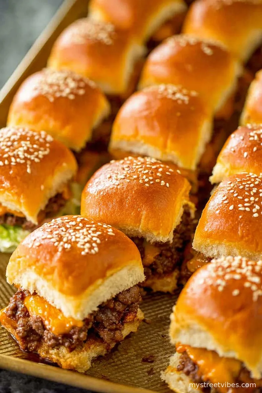 Cheeseburger Sliders