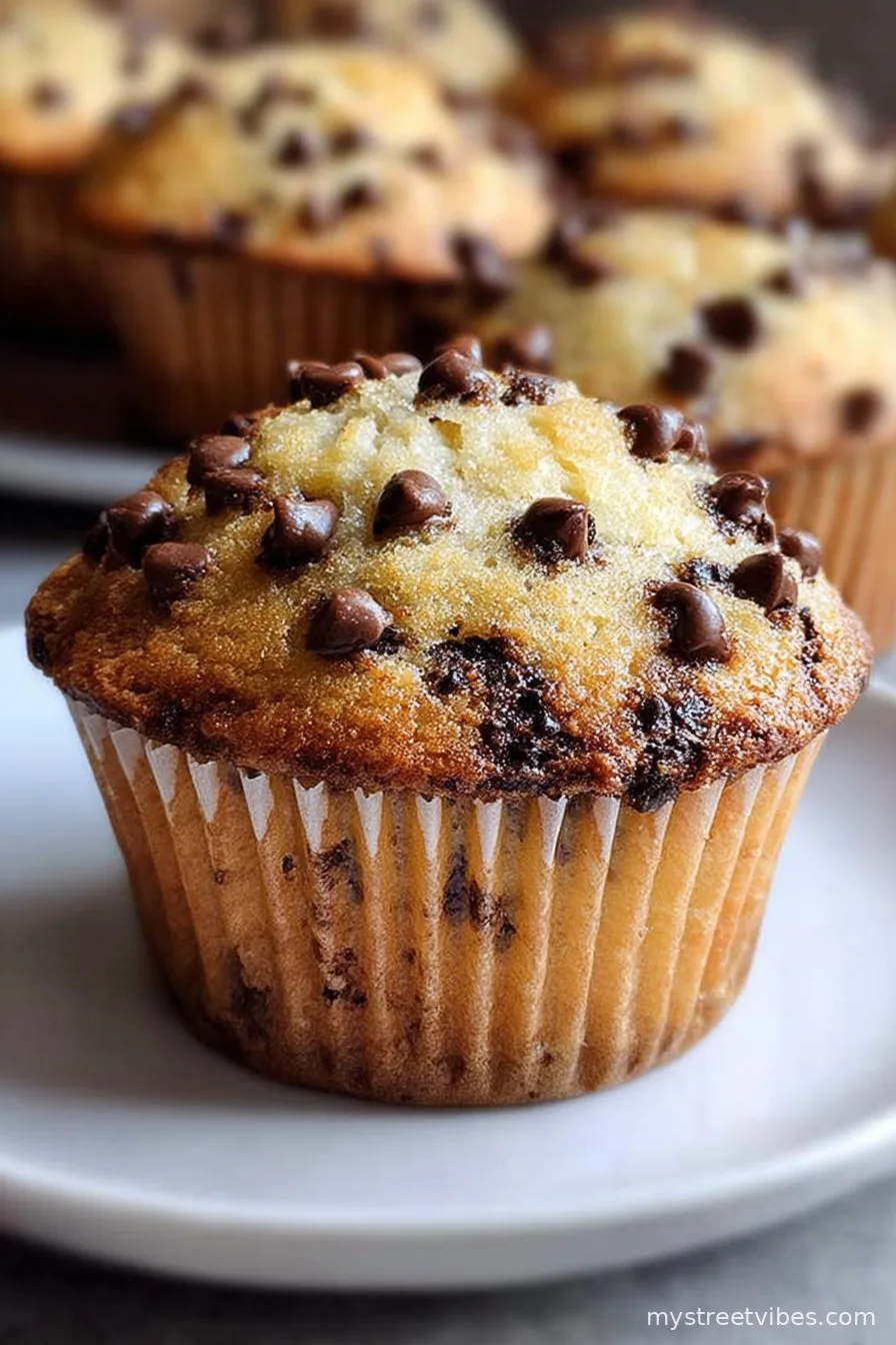 Classic Chocolate Chip Muffins