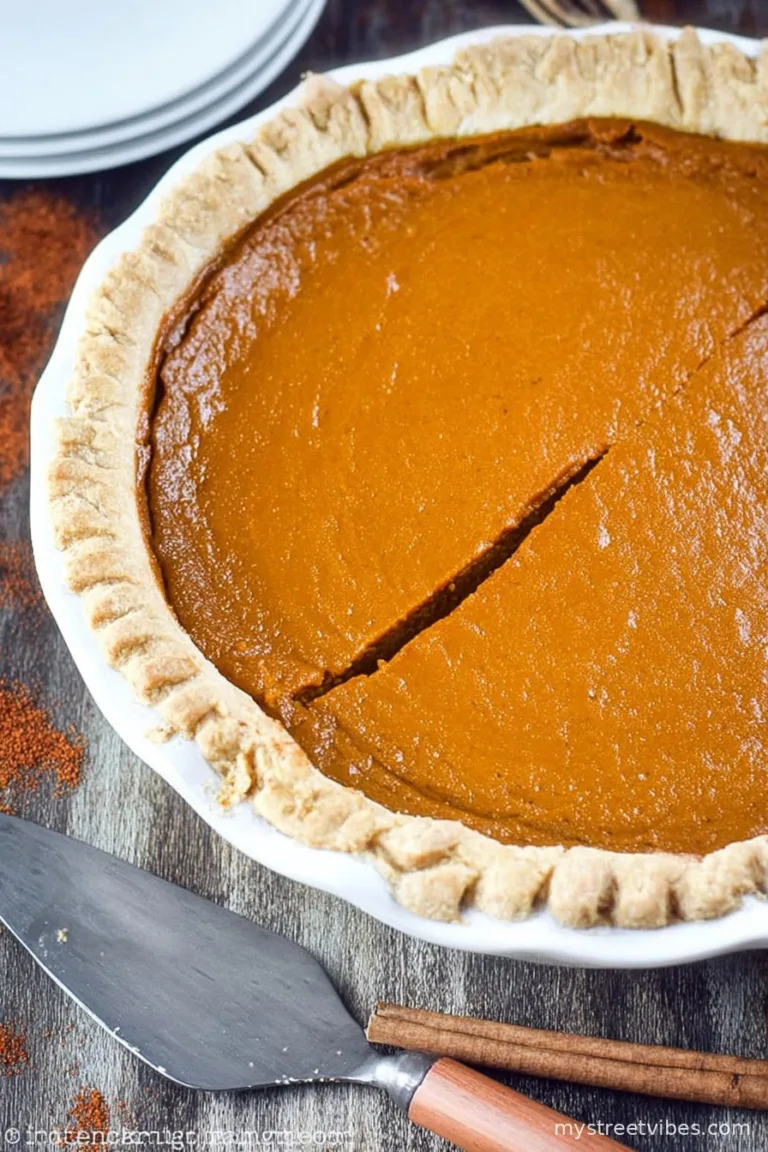 Classic Pumpkin Pie with a Twist