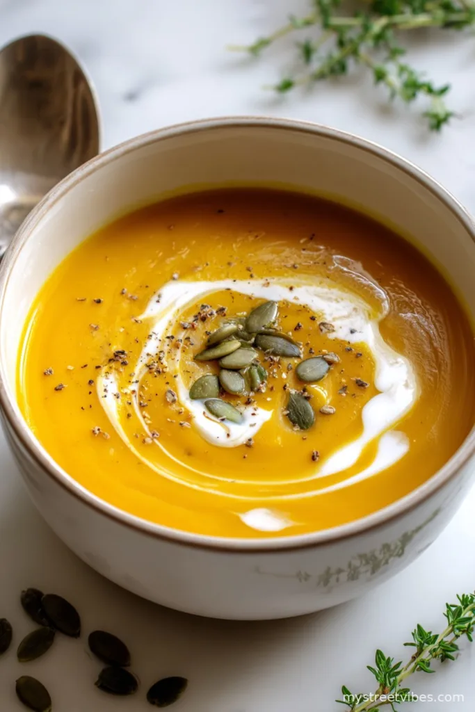 Cozy, Creamy Roasted Butternut Squash Soup Recipe