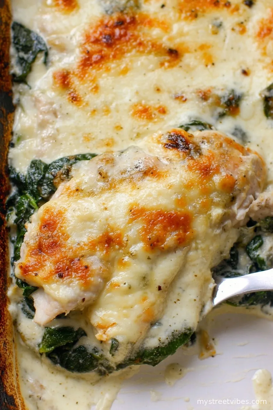 Creamy Spinach Chicken Casserole