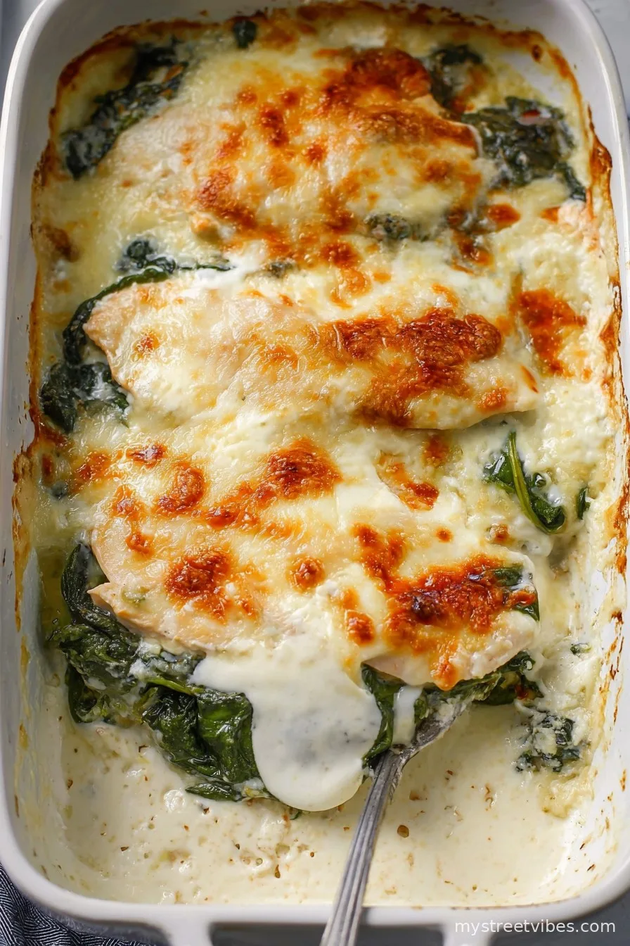 Creamy Spinach Chicken Casserole