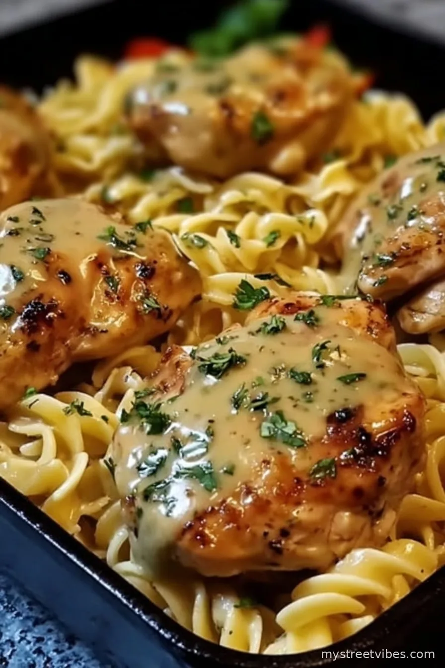 Easy One Pan Chicken Noodles Recipe