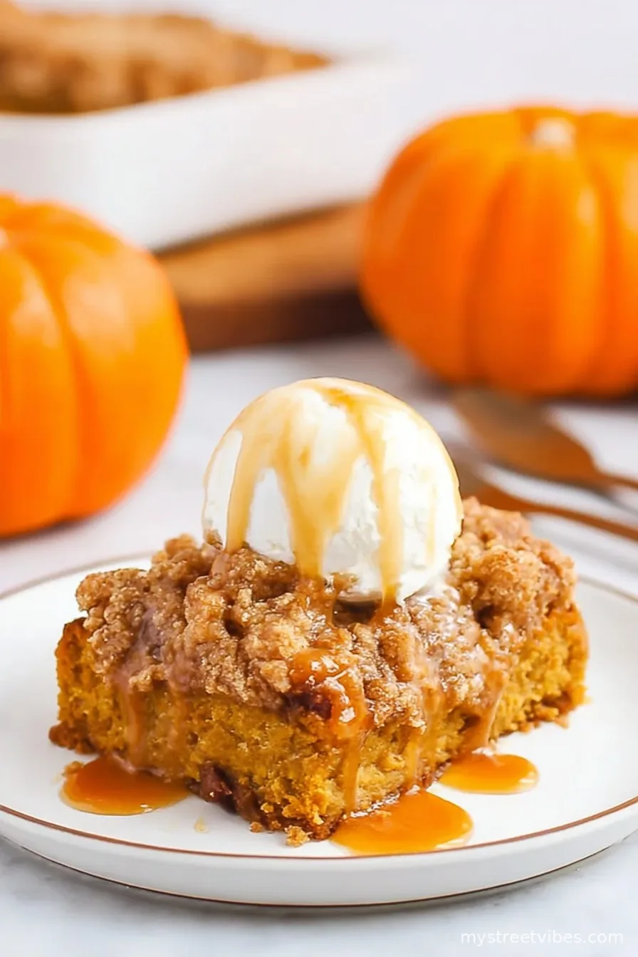 Easy Pumpkin Dump Cake