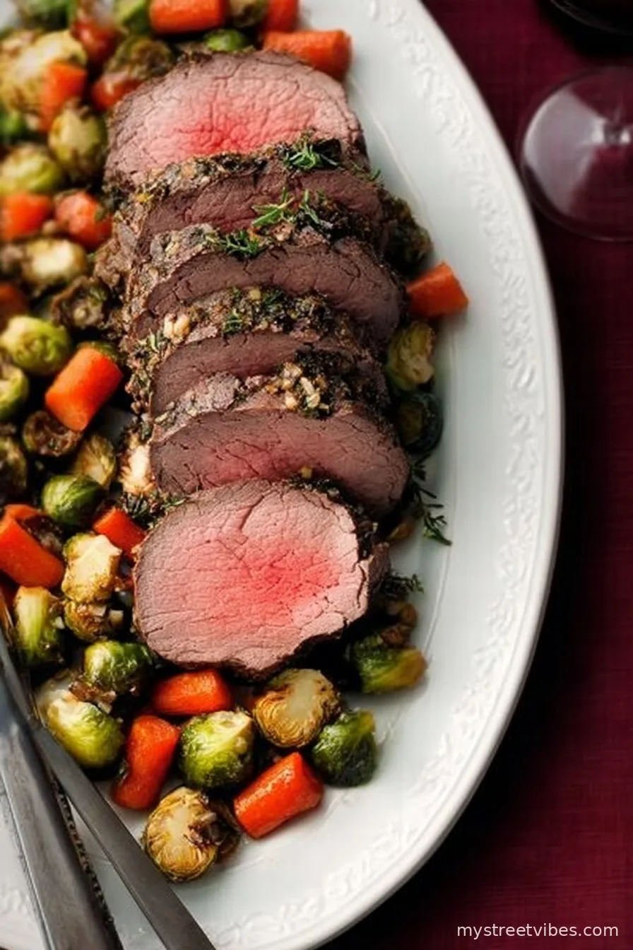 Garlic Herbed Beef Tenderloin