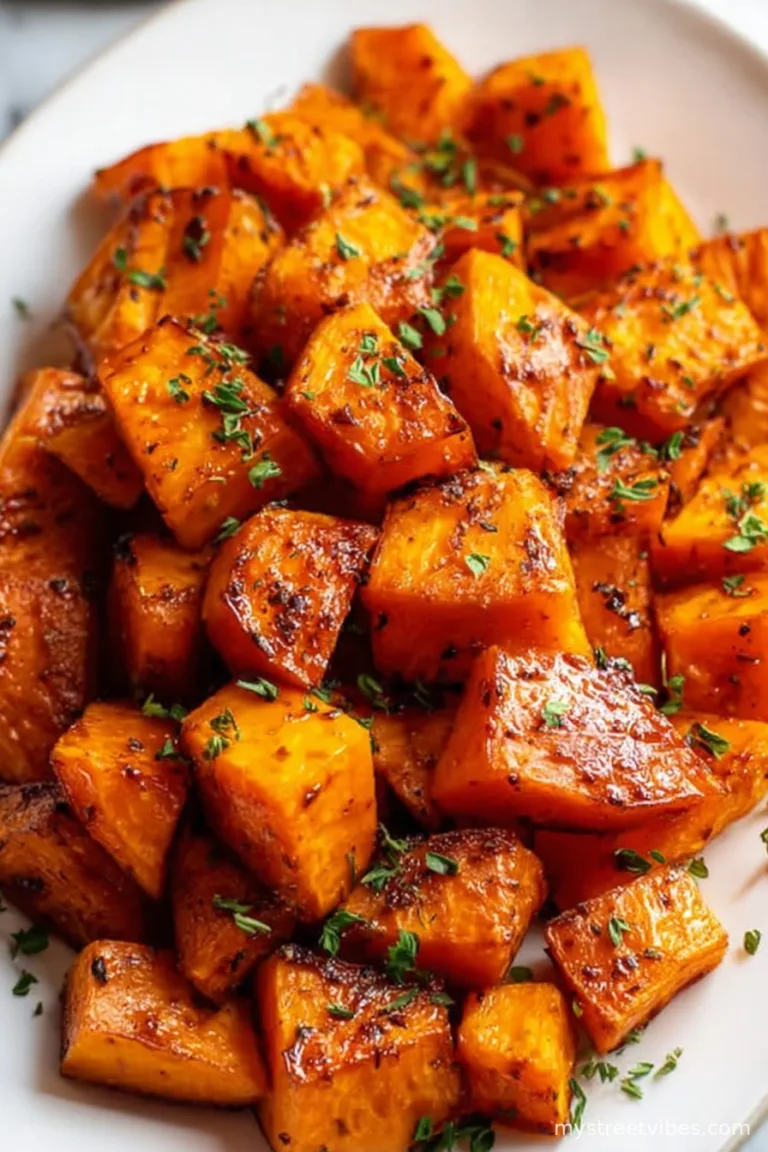Honey Roasted Sweet Potatoes