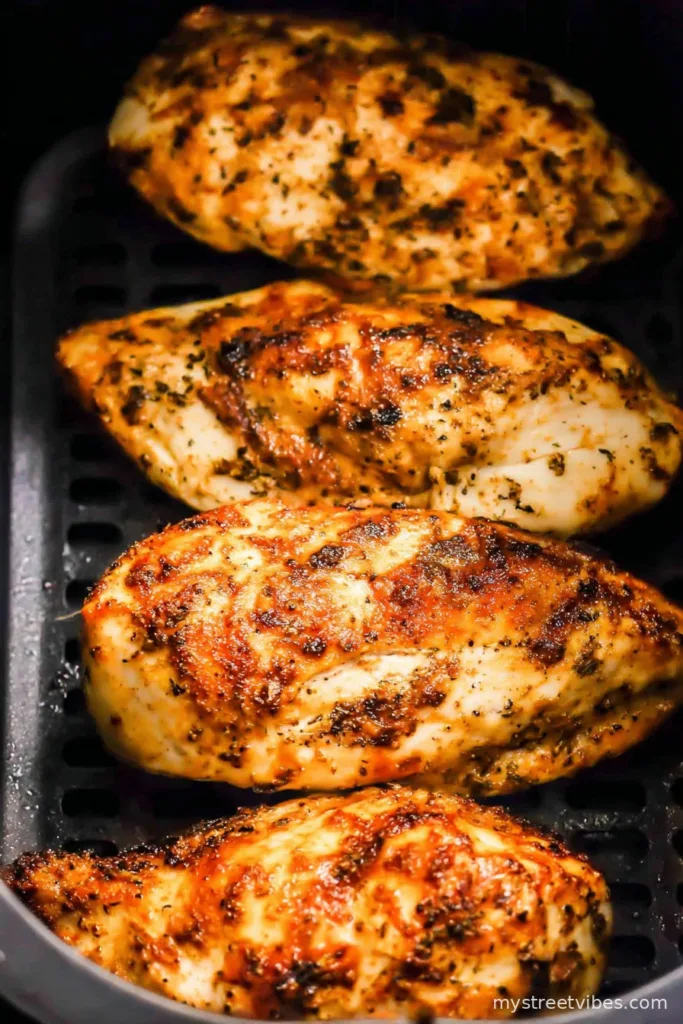 Juicy Air Fryer Chicken Breasts