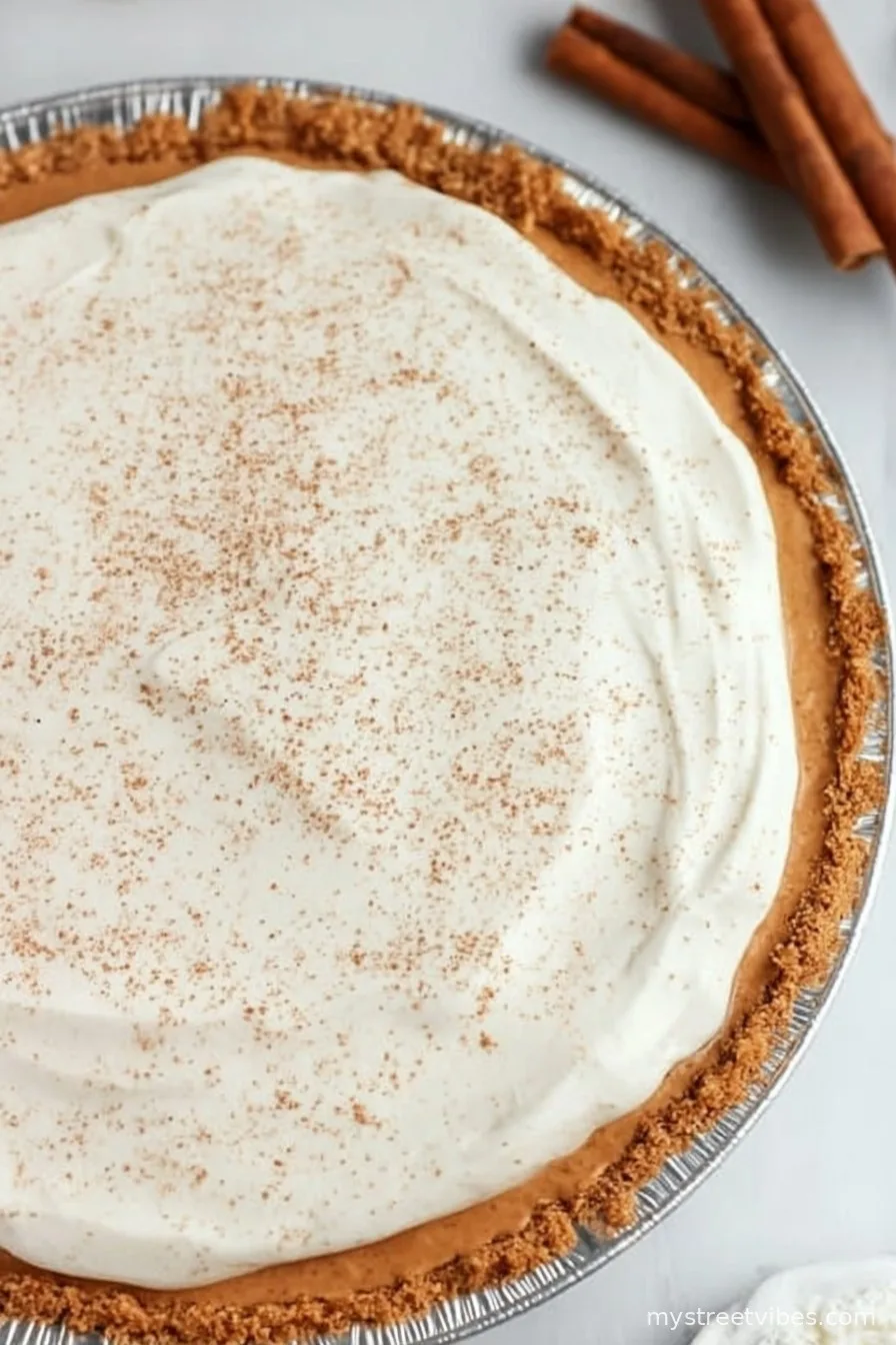 No Bake Pumpkin Pie