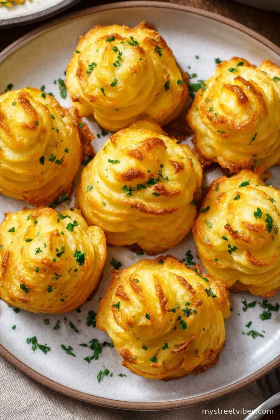 Parmesan Duchess Potatoes