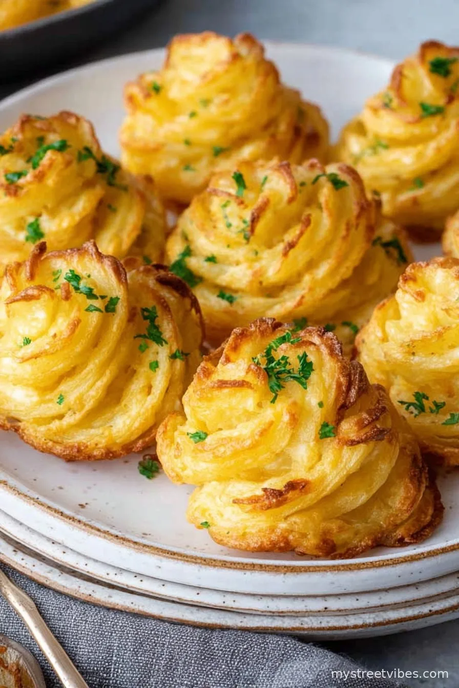 Parmesan Duchess Potatoes