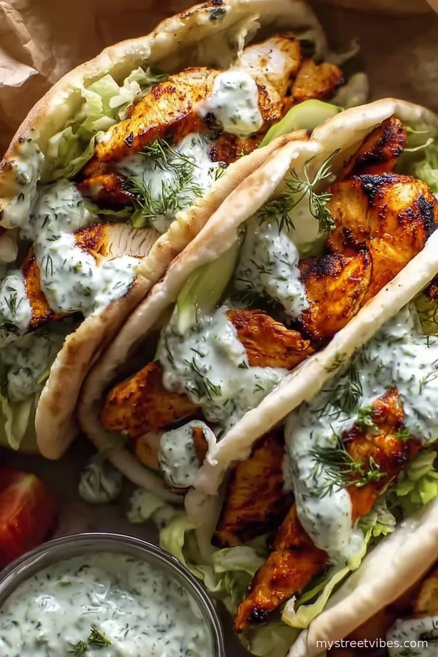Sheet Pan Chicken Pitas with Herby Ranch