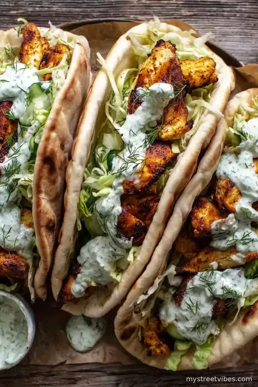 Sheet Pan Chicken Pitas with Herby Ranch