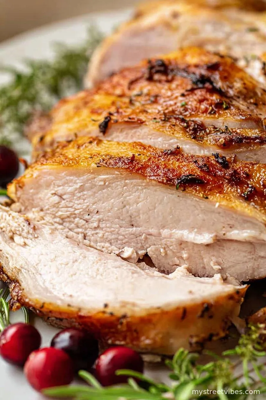Simple Oven Roasted Turkey Breast
