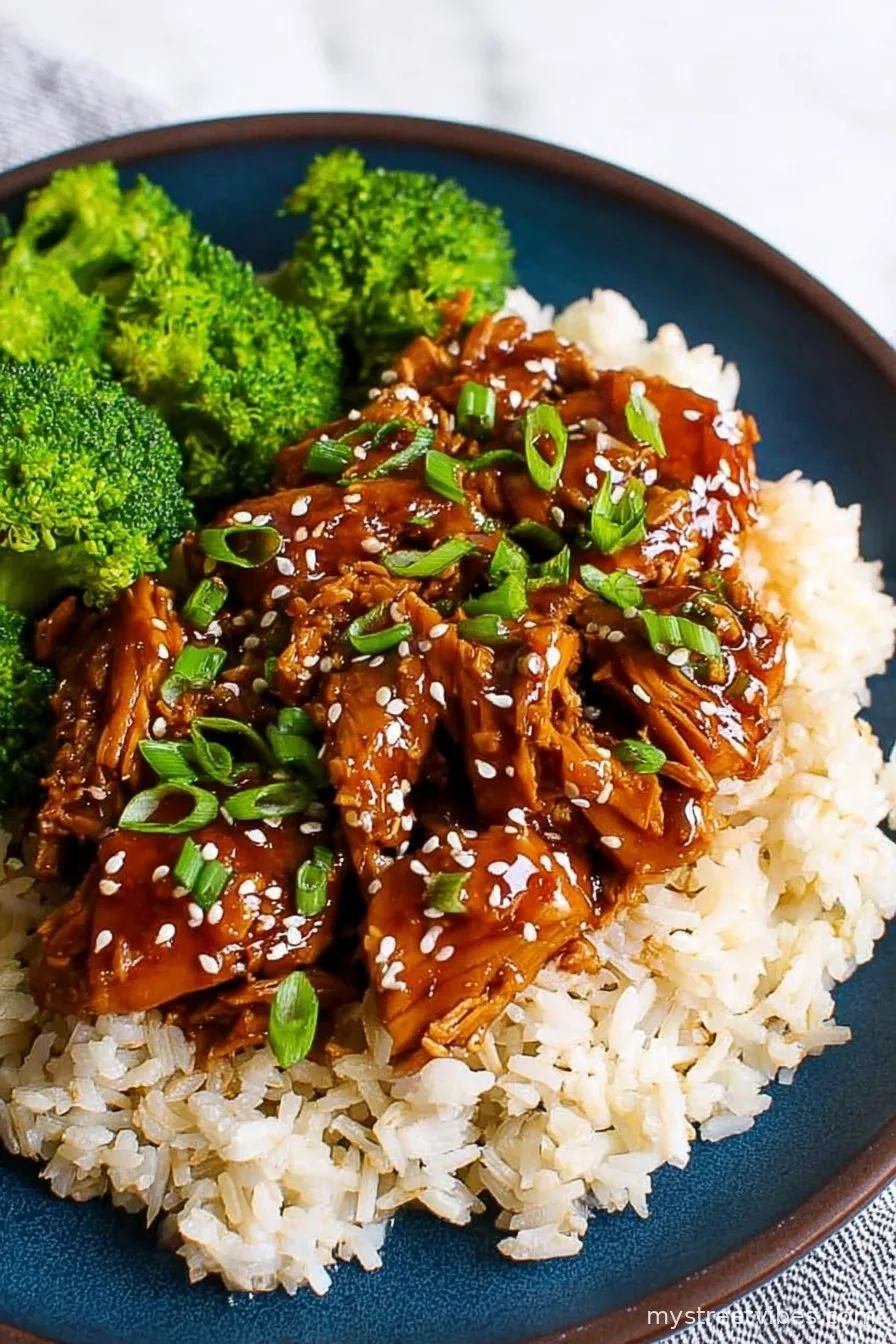 Slow Cooker Honey Garlic Chicken