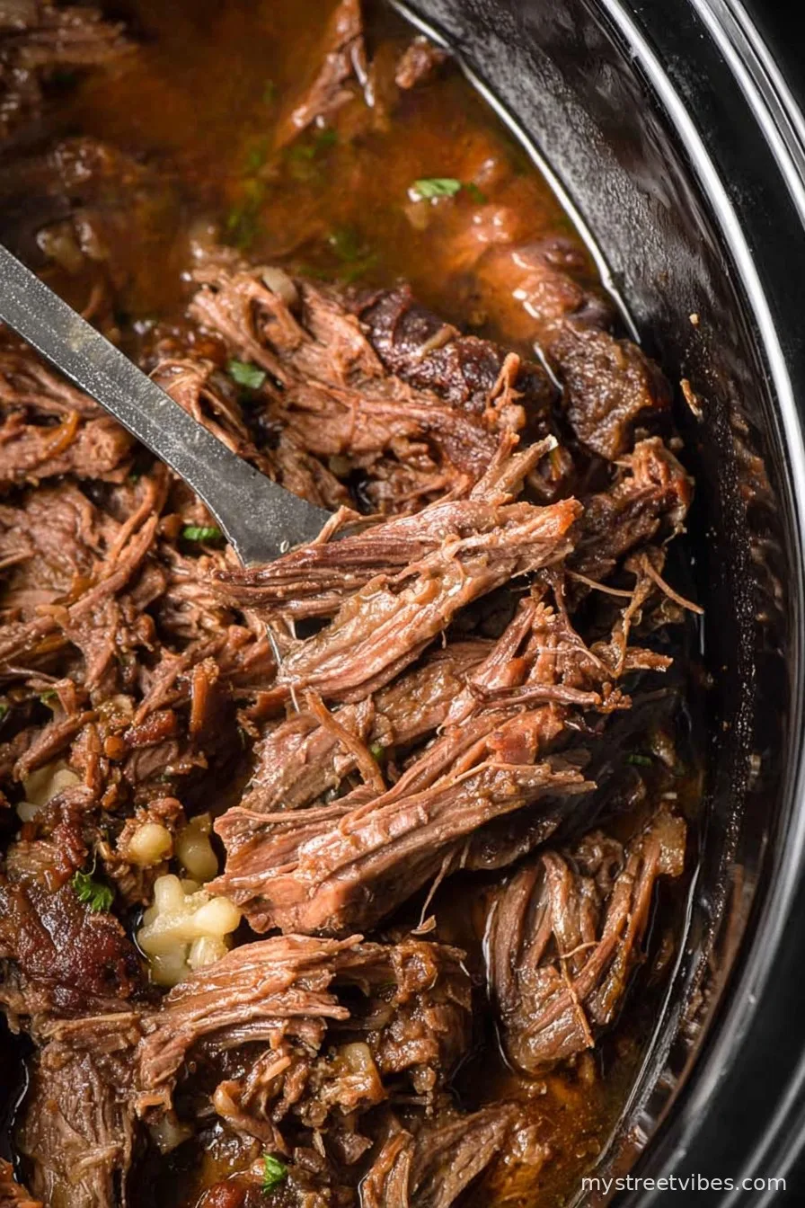 Slow Cooker Shredded Beef Recipe
