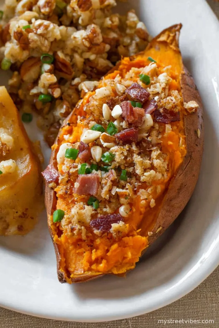 Twice Baked Sweet Potatoes
