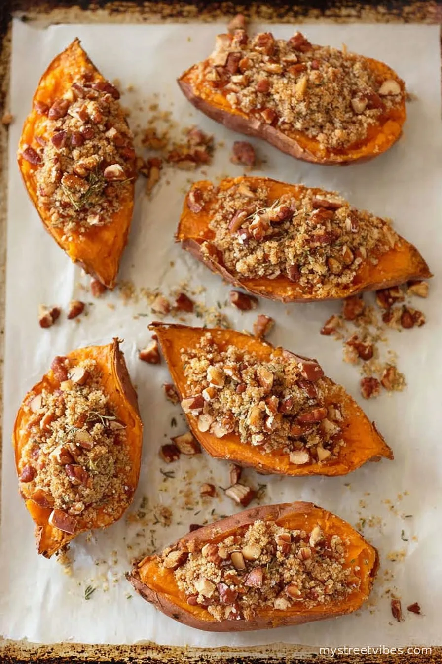 Twice Baked Sweet Potatoes