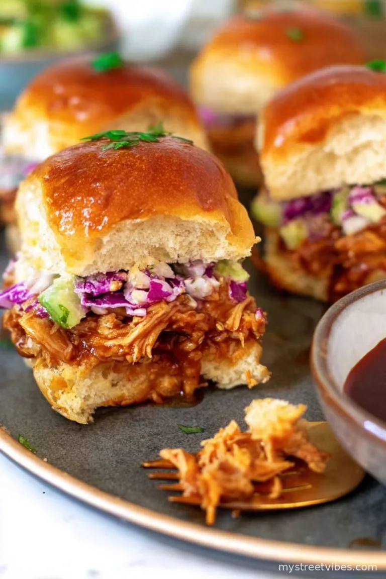 BBQ Chicken Sliders