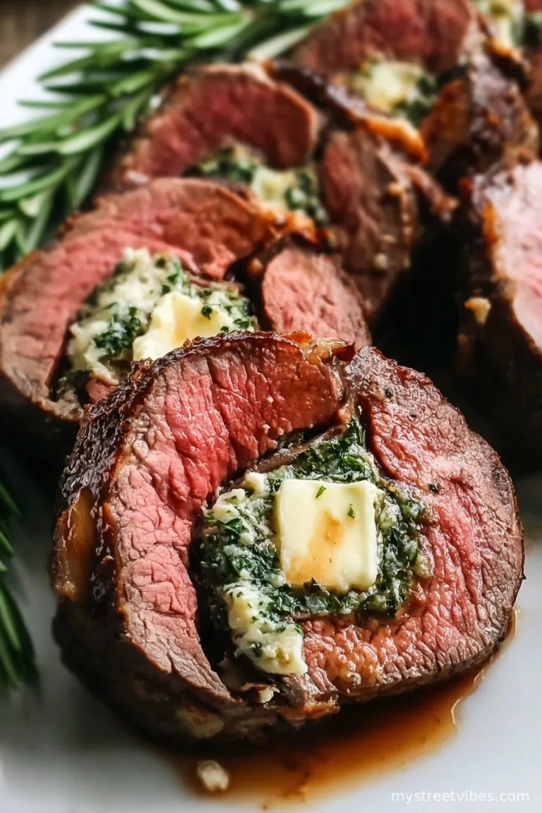 Best Christmas Stuffed Beef Tenderloin