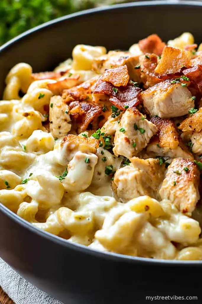 Chicken Ranch Macaroni and Cheese