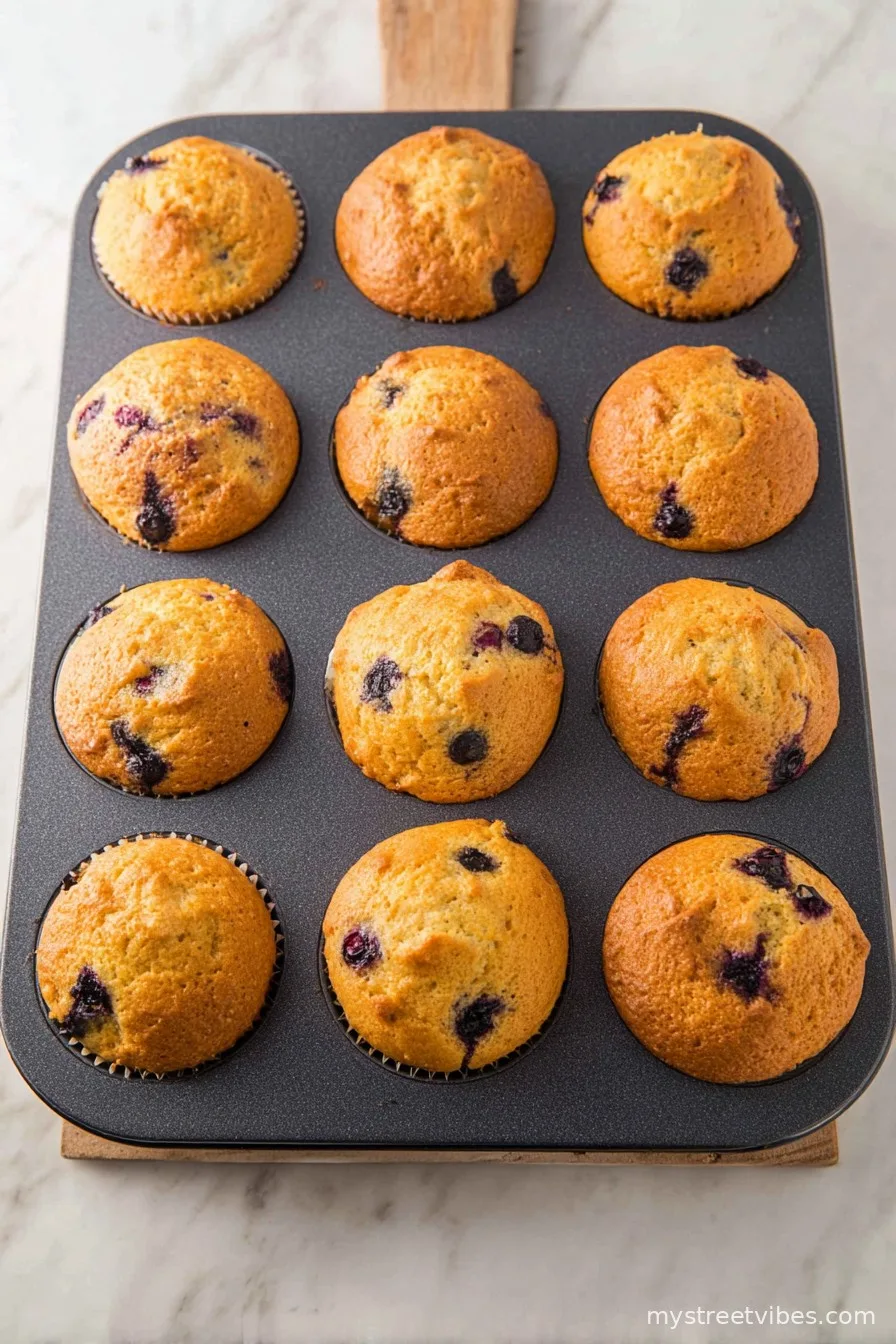 Cottage Cheese Blueberry Muffins