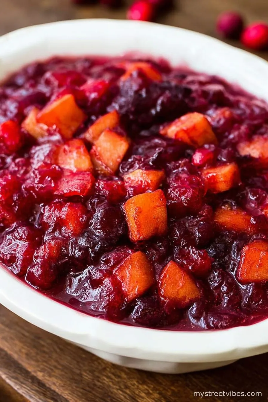 Cranberry Apple Chutney